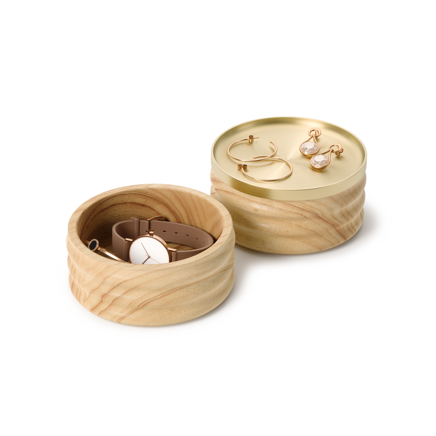 Tes ora Wood Storage Box